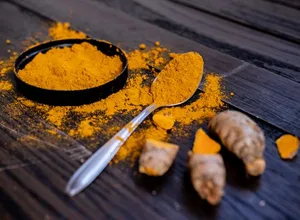 Turmeric root and powder