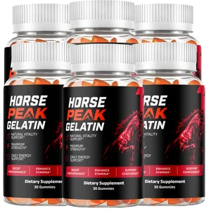 Six bottles of Horse Peak Gelatin